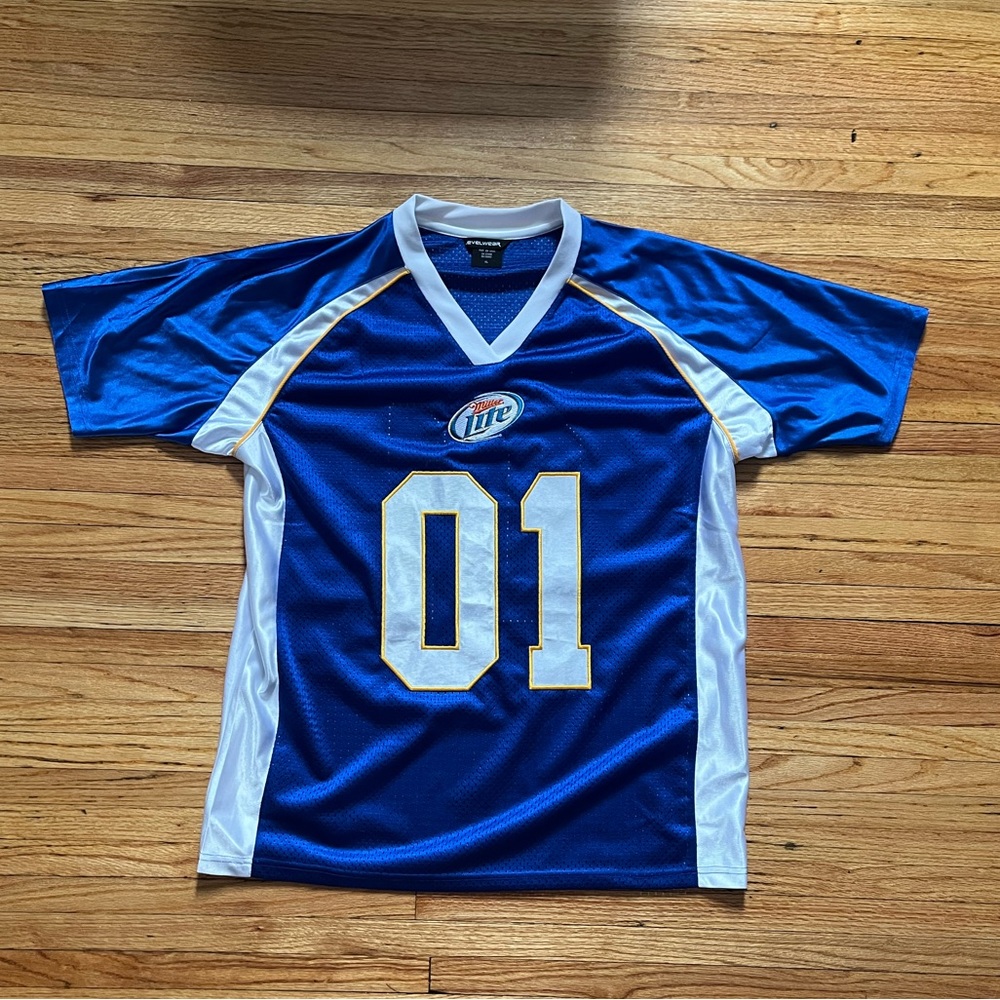 Vintage Miller Lite Jersey / Football / XL